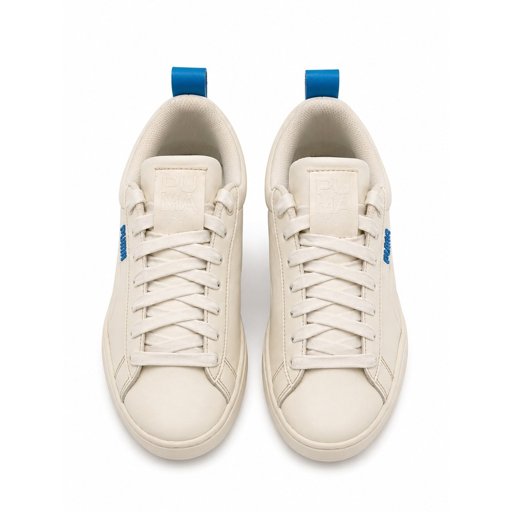 PUMA Mayze Women's Platform Sneakers Size 10 Cream Blue Chunky Shoes 384974-02